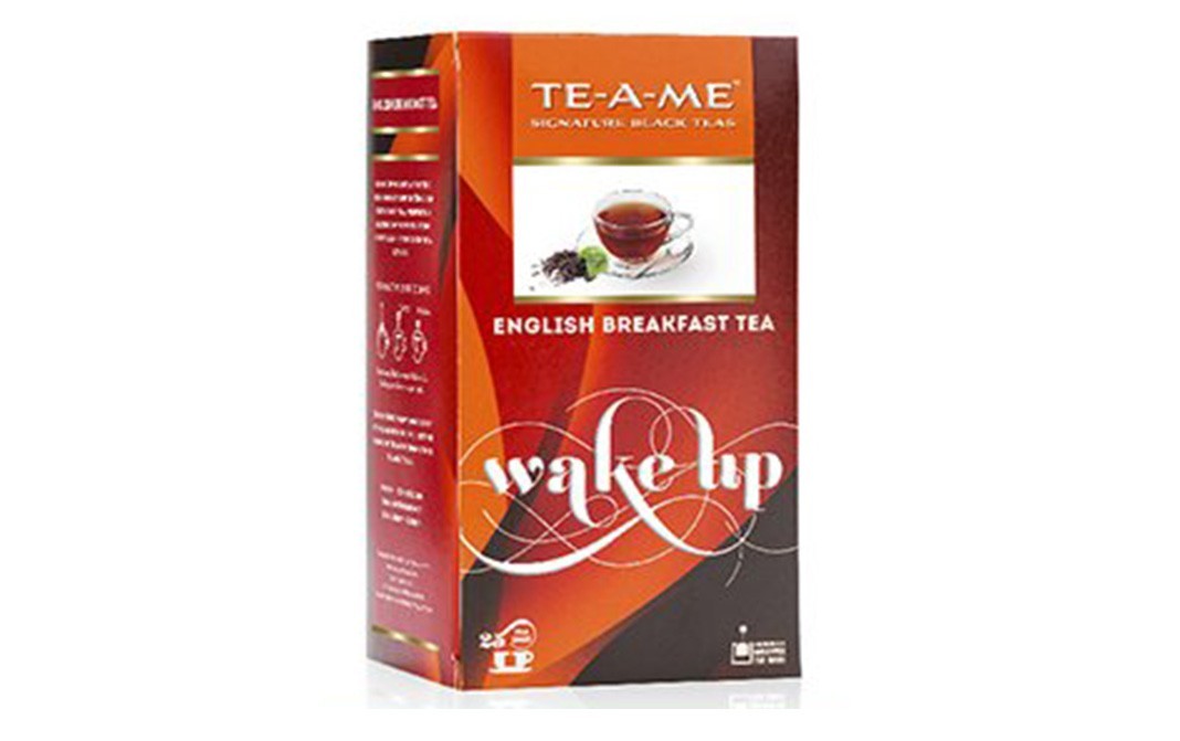 Te-A-Me English Breakfast Tea Wake Up   Box  25 pcs